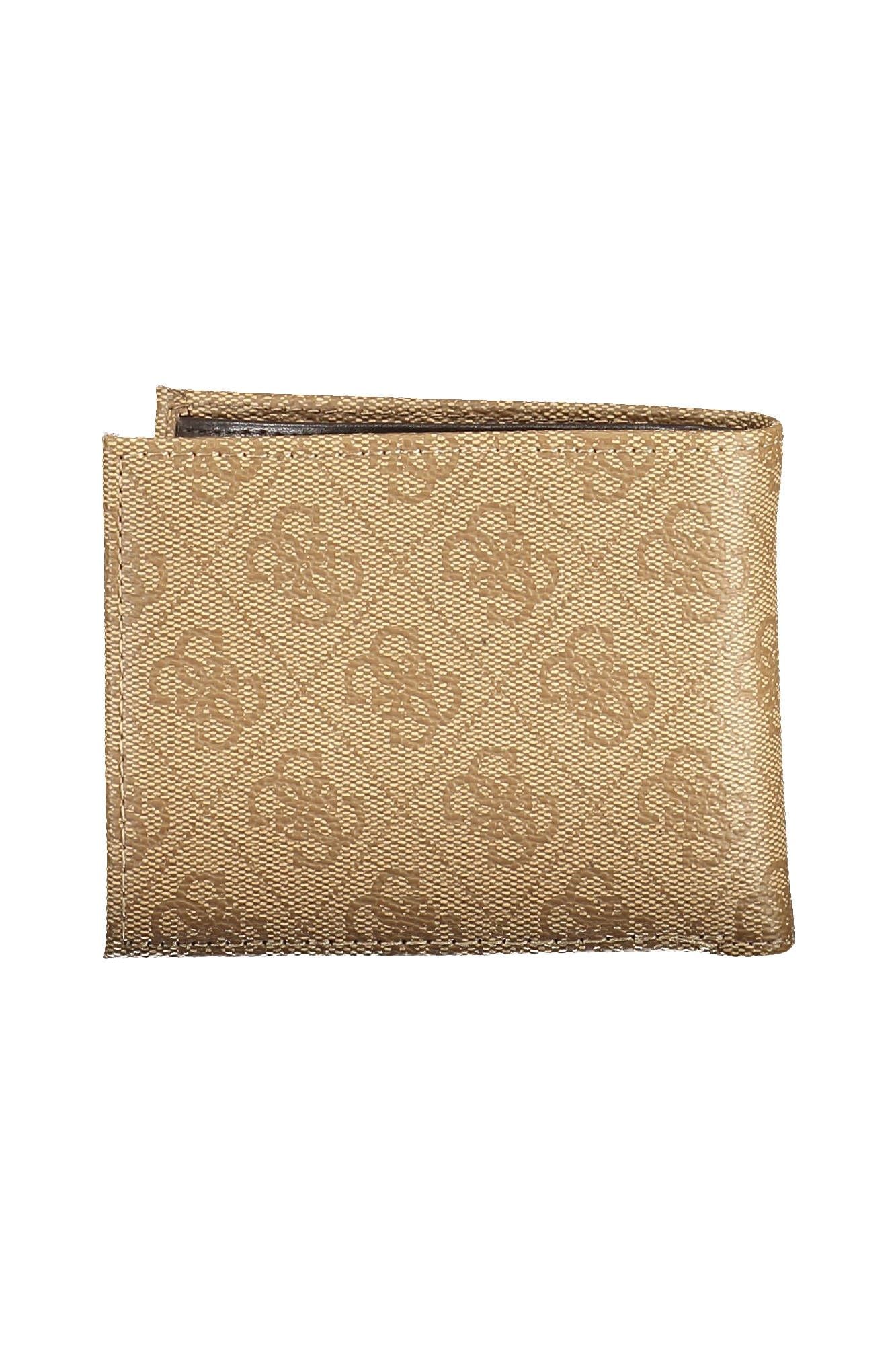 Chic Beige Multi-Compartment Wallet