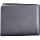 Sleek Blue Leather Bifold Wallet