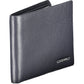 Sleek Blue Leather Bifold Wallet