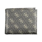 Sleek Black Polyurethane Men's Wallet