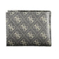 Sleek Black Polyurethane Men's Wallet