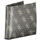 Sleek Black Polyurethane Men's Wallet