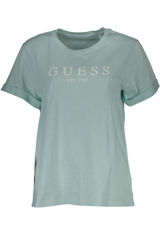 Chic Light Blue Organic Cotton Top