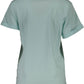 Chic Light Blue Organic Cotton Top