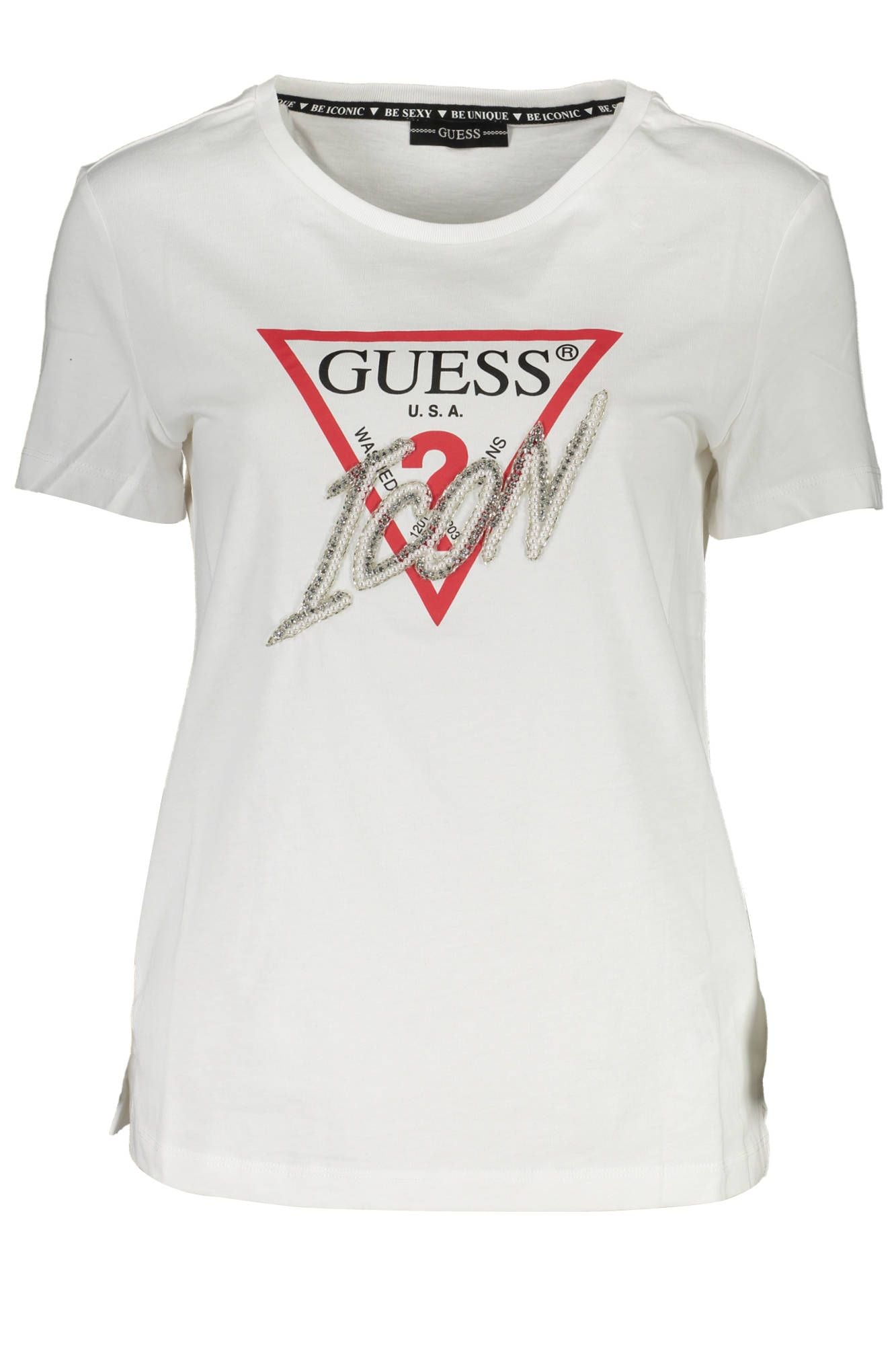 Embroidered Jewel Embellished Tee