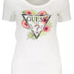 Chic White Logo Tee with Elegant Detailing