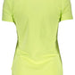 Chic Yellow Logo Tee with Short Sleeves