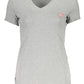 Eco-Conscious V-Neck Logo Tee