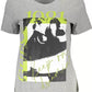 Chic Gray Logo Tee with Delicate Embroidery
