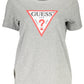 Elite Gray Organic Cotton Tee for Her