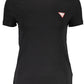 Chic Organic Cotton Logo Tee - Sleek Black