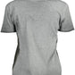 Chic Faded Embroidery Logo Tee