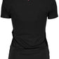 Chic Black Cotton Tee with Logo Detail