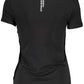 Elegant Black Logo Tee with Short Sleeves