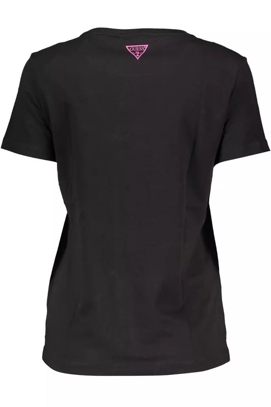 Chic Embroidered Logo Tee