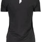 Elegant Black Cotton Crew Neck Tee