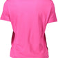 Chic Pink Logo Print Tee