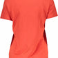 Chic Pink Embroidered Logo Tee