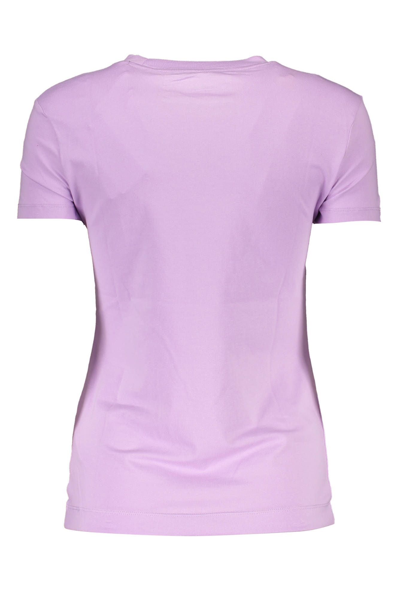 Chic Purple Organic Cotton Tee with Logo