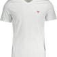Sleek Slim Fit V-Neck Logo Tee