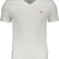 Chic V-Neck Logo Tee in Organic Cotton