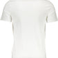 Chic White Organic Cotton Tee with Logo
