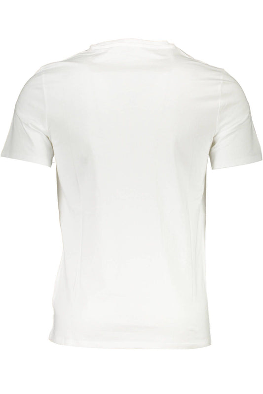 Chic White Organic Cotton Tee with Logo