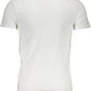 Chic White Slim Fit V-Neck Tee