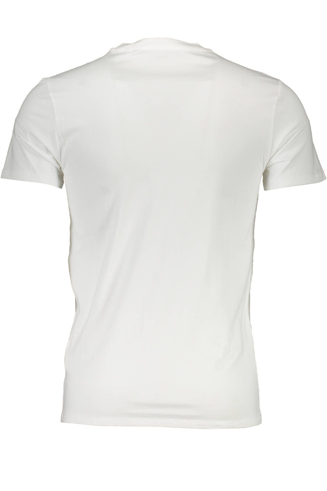Chic White Slim Fit V-Neck Tee