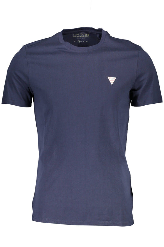 Slim Fit Blue Short Sleeves Tee
