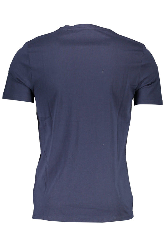 Slim Fit Blue Short Sleeves Tee