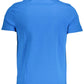 Suave Cotton Logo Tee in Elegant Blue