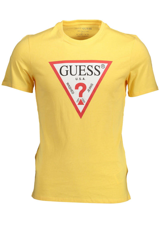 Sleek Organic Cotton Slim Tee with Logo Print