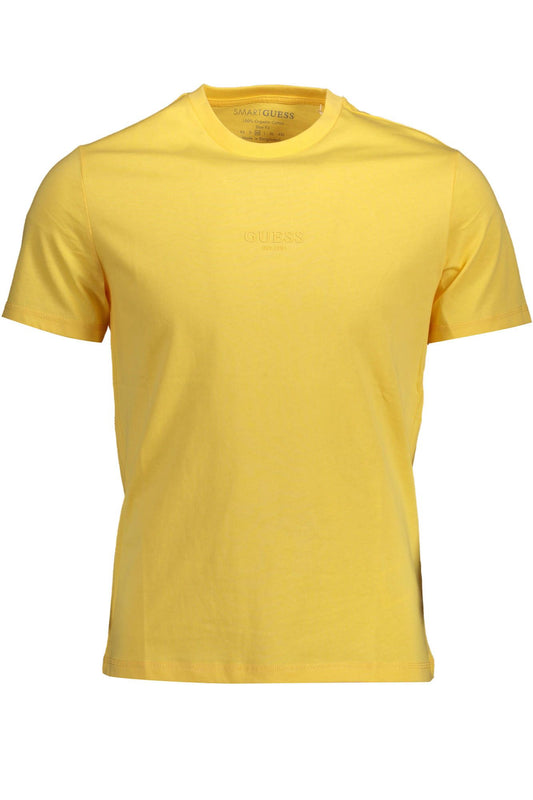 Chic Yellow Slim Fit Organic Cotton Tee