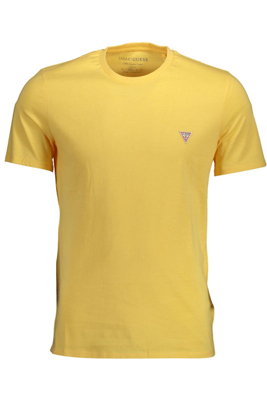 Slim Fit Organic Cotton Tee in Yellow