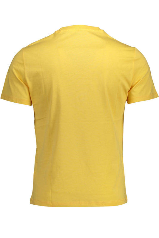 Chic Yellow Slim Fit Organic Cotton Tee
