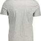 Chic Gray Slim Fit Organic Cotton Tee