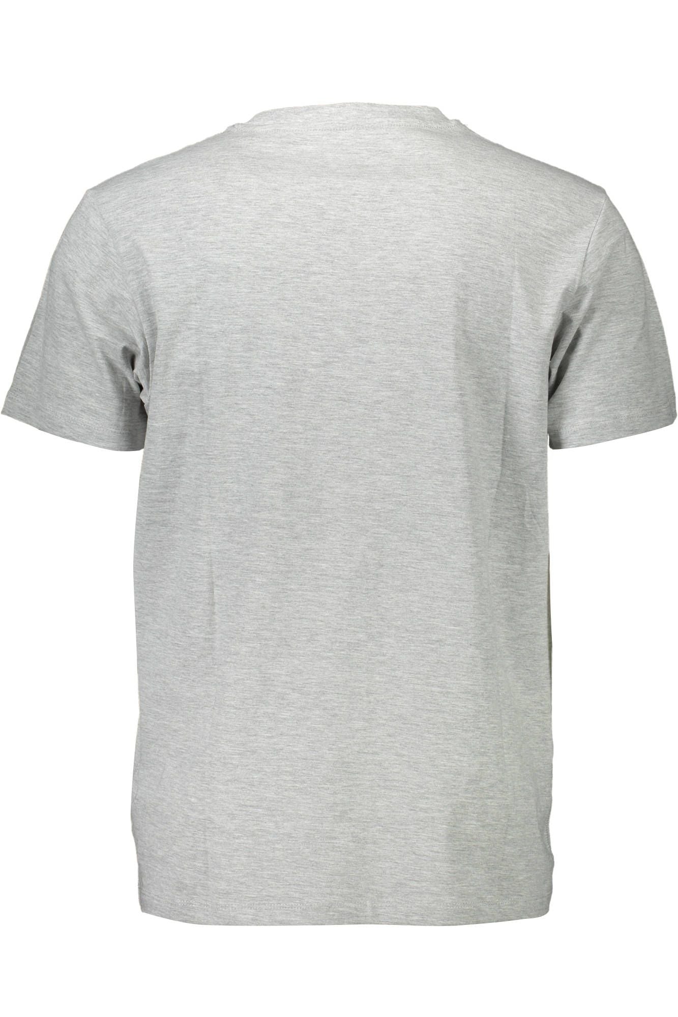 Classic Gray Crew Neck Logo Tee