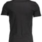 Sleek Black Slim Fit Cotton Tee