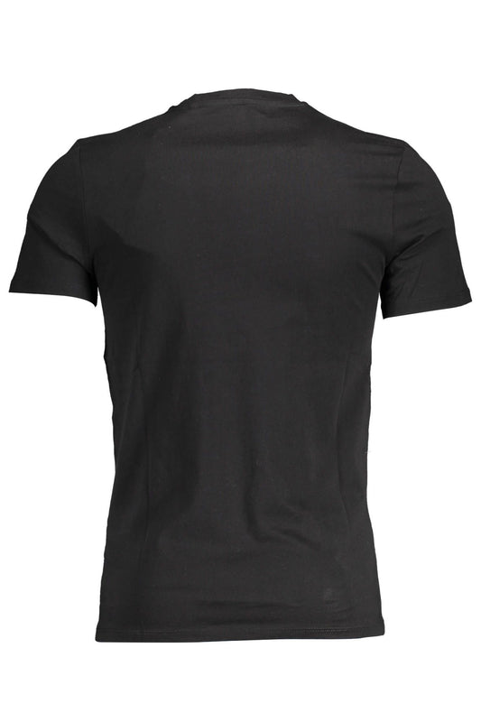 Sleek Black Slim Fit Cotton Tee