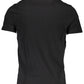 Sleek Black Crew Neck Logo Tee