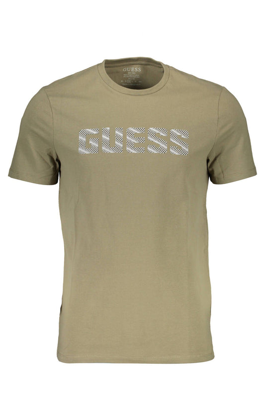 Emerald Crew Neck Tee with Contrast Details