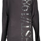Chic Black Guess Long-Sleeved Tee with Logo Print