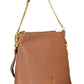 Chic Brown Polyurethane Shoulder Bag