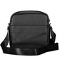 Sleek Black Shoulder Bag with Logo Detail