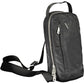 Sleek Black Shoulder Bag with Logo Detail