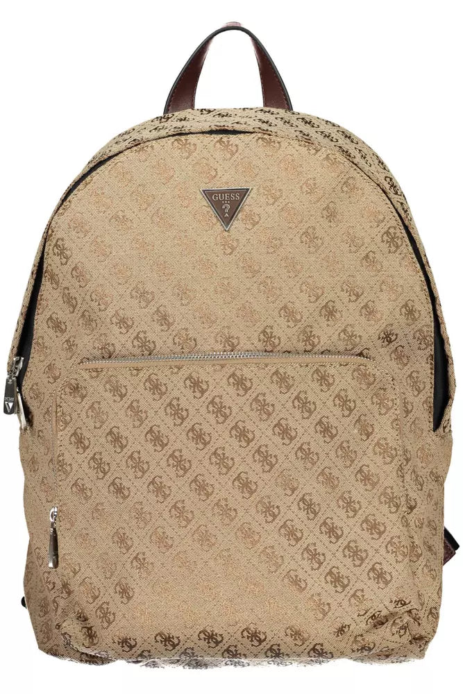 Elegant Brown Backpack with Laptop Space