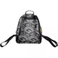 Elegant Black Polyethylene Backpack