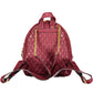 Chic Purple Backpack with Contrasting Details