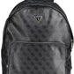 Chic Urban Gray Backpack with Contrasting Details